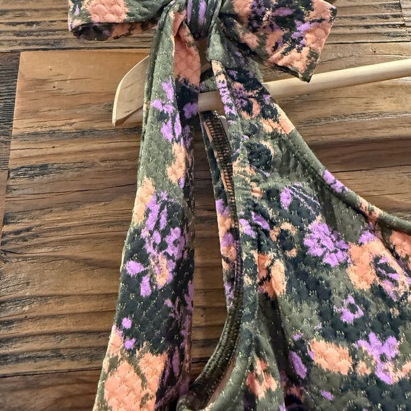 Shoshanna Olive and Lavender Swimsuit - Picture 5 of 7